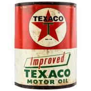 Demi-pinte d'huile Texaco
